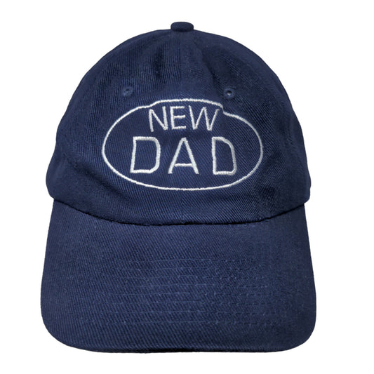 Nissun Men's Slideback Hat Blue Adjustable New Dad Embroidered Logo