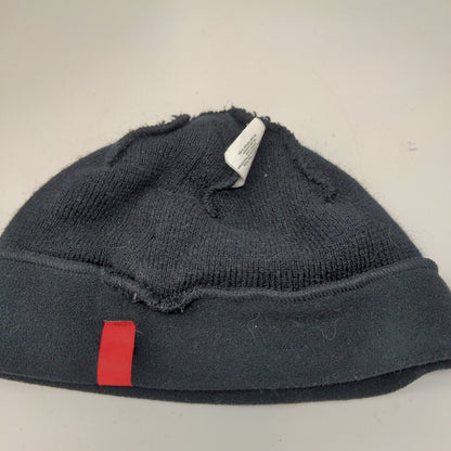 Running Room Men's Knit Beanie Hat Black Size OS 100% Acrylic Embroidered Canada