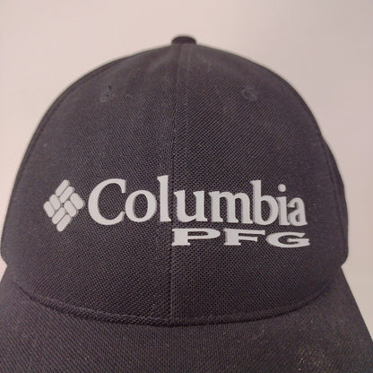 Columbia Mens PFG Performance Fishing Gear Black Fitted Hat Cap Size L / XL