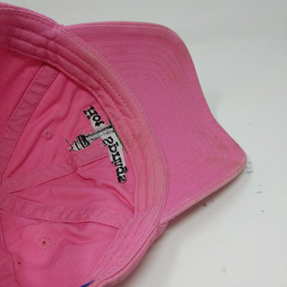 Hot Springs National Park Pink Strapback Baseball Hat Cap Adjustable Hook Loop