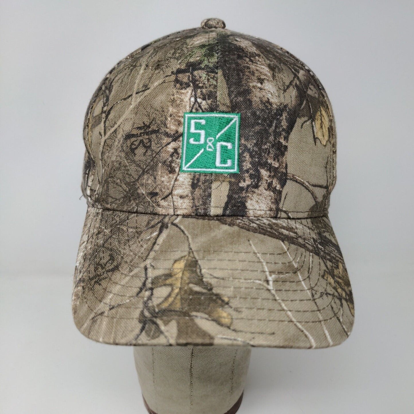 S&C Port Authority Realtree Camo Adjustable Strapback Hat Cap Embroidered Logo