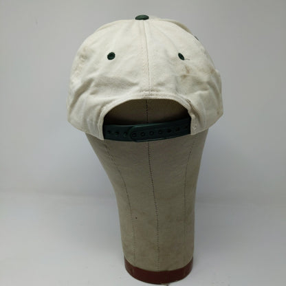 Toppers Clinton County BEEF Snapback Hat White Green Embroidered Text OSFA