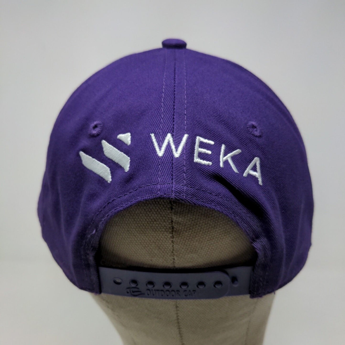 Outdoor Cap Men's Snapback Hat Purple Size Adult Embroidered Weka Logo