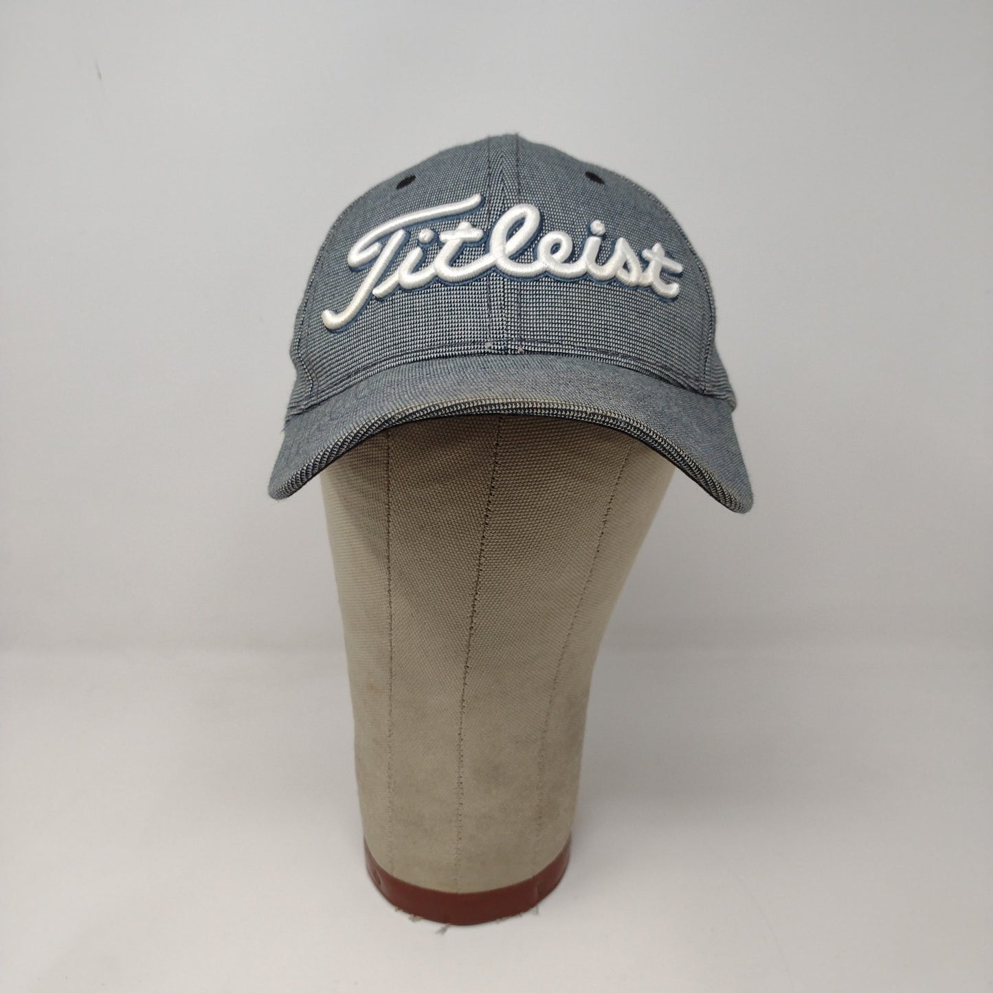 Titleist Golf Hat Size S/M Gray Embroidered Spell Out Logo Polyester