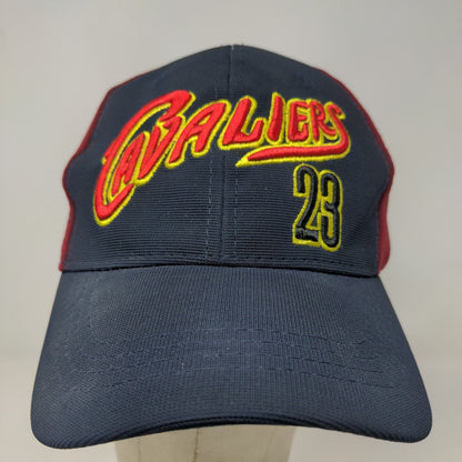 Cleveland Mens Strapback Hat OSFA Multicolor Cleveland Cavaliers Embroidered