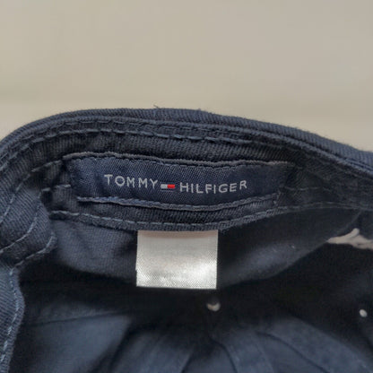 Tommy Hilfiger Men's Slideback Hat Blue Size OS Embroidered Logo Cotton