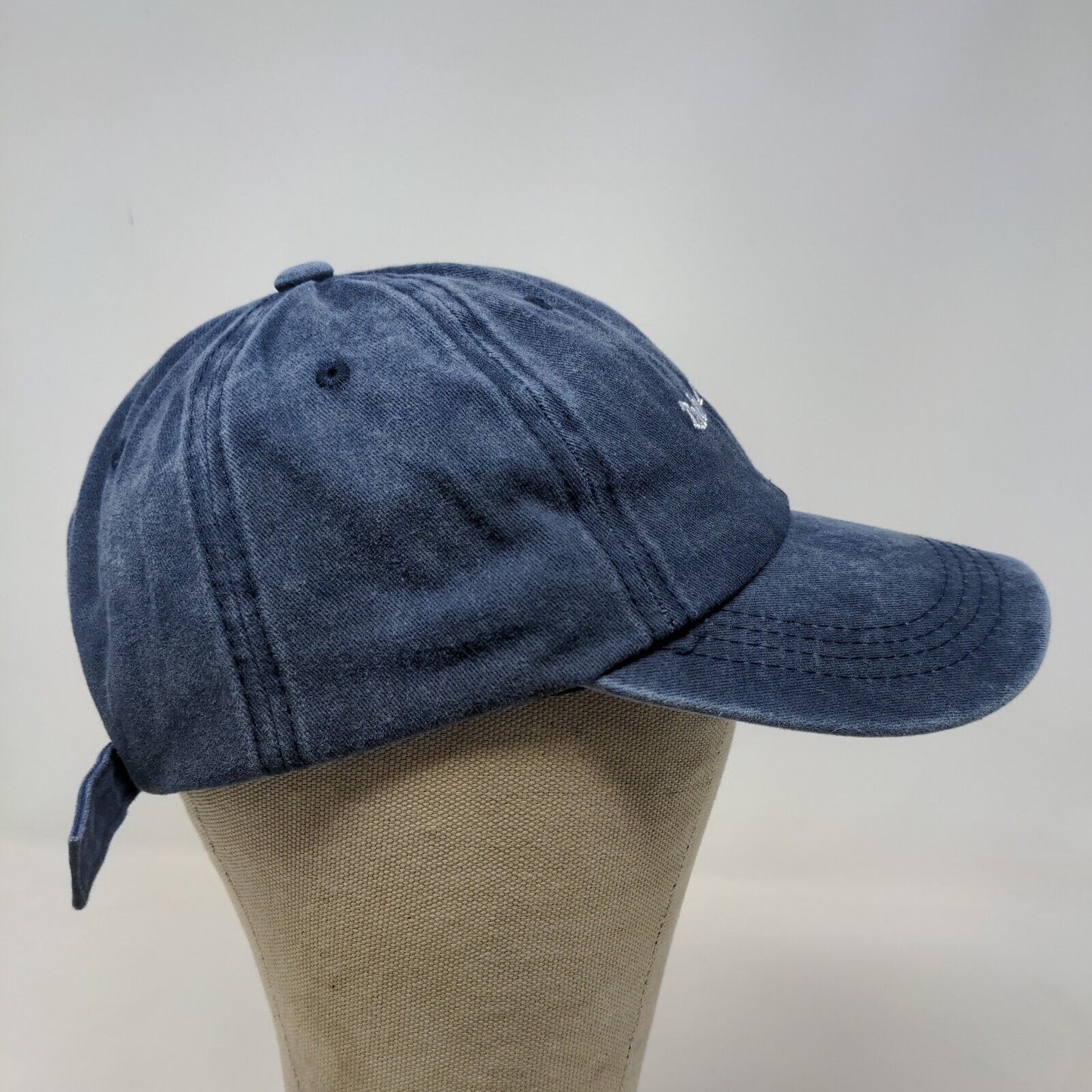 Take It Easy Men's Slideback Hat Blue Adjustable Embroidered Spell Out