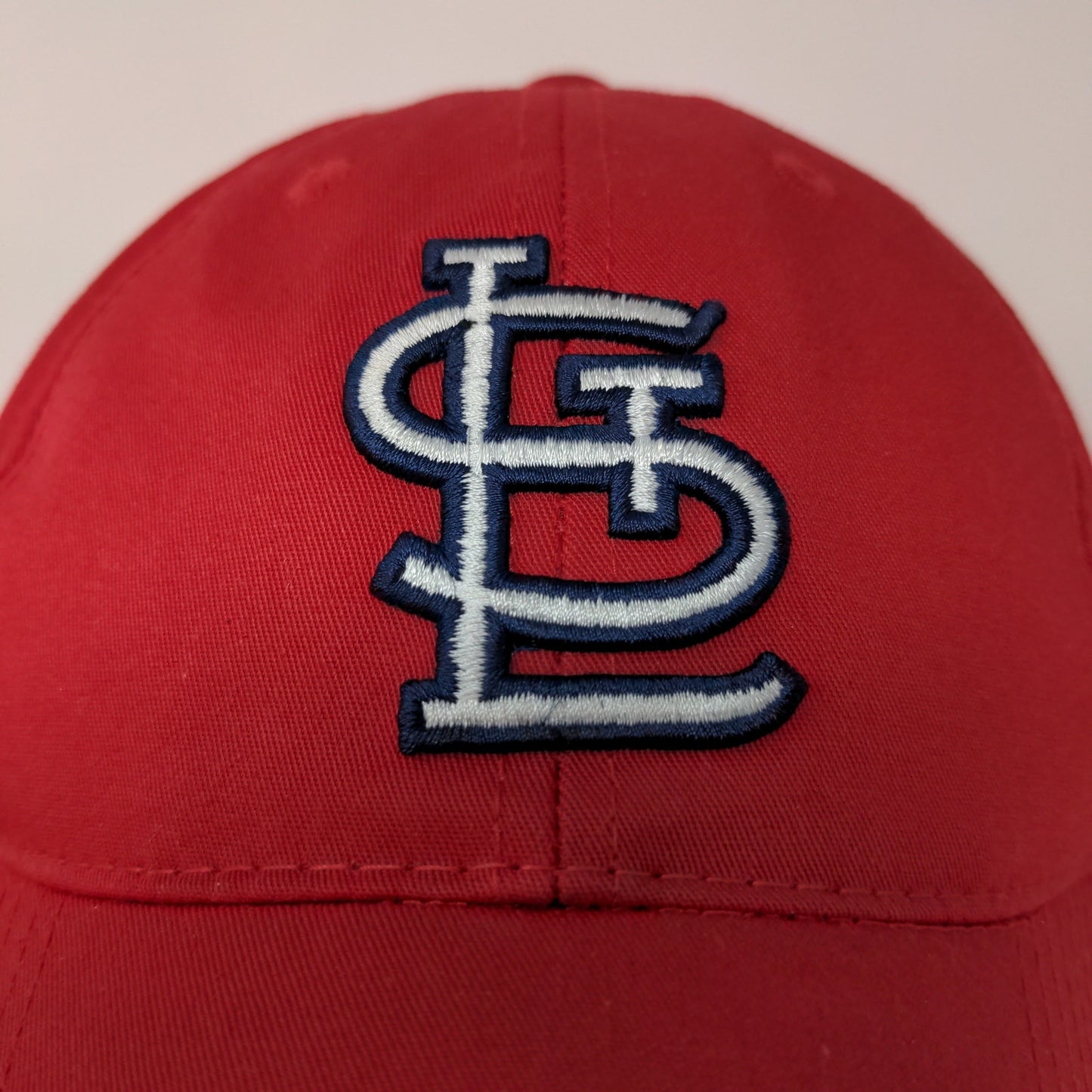 Team MLB St Louis Cardinals Strapback Hat Embroidered Logo Red