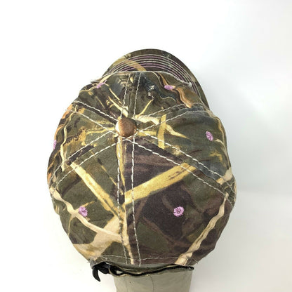 DUCK DYNASTY Camo Cap/Hat, A&E TV Series Ladies Fit Patch Logo Spell Out
