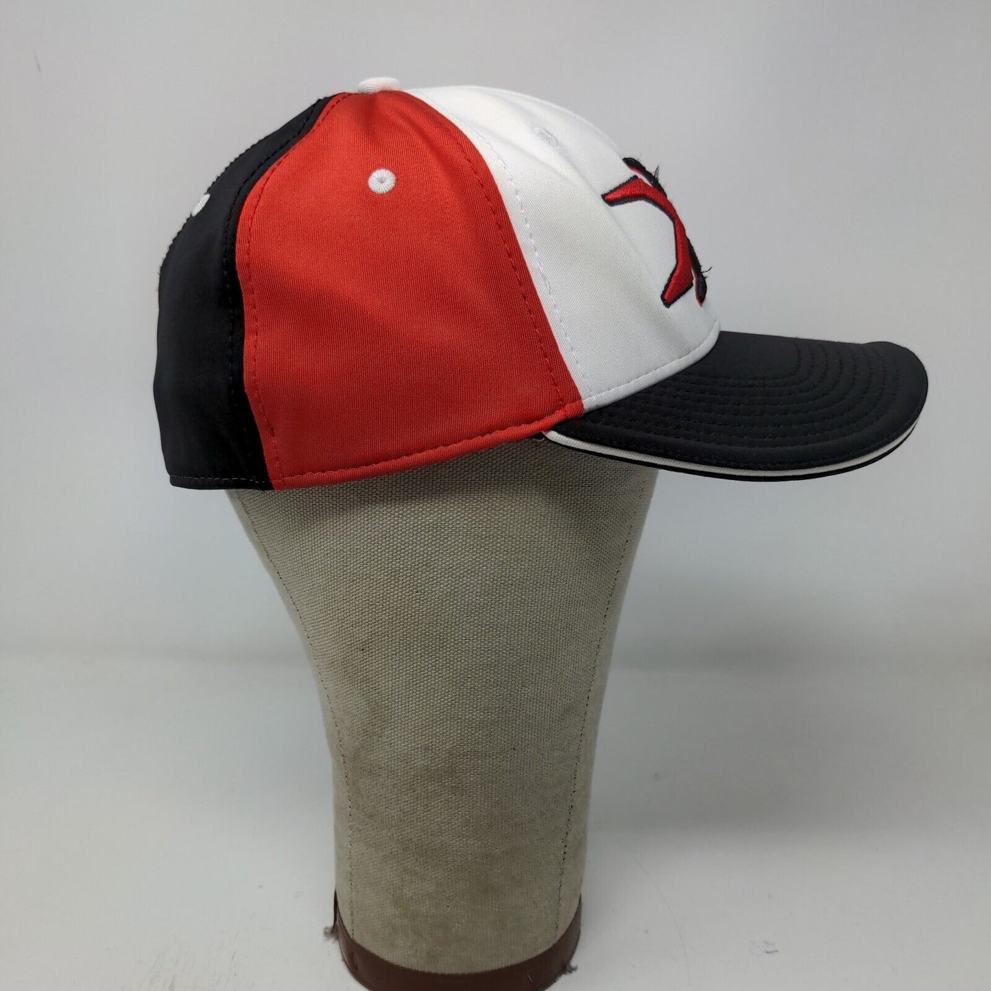 XG Extreme Mens Fitted Hat White Black Size M Embroidered Logo