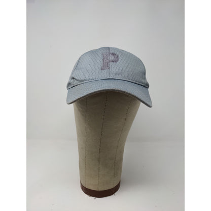 Youth Boys Strapback Cap Embroidered P Gray Port Authority Hat