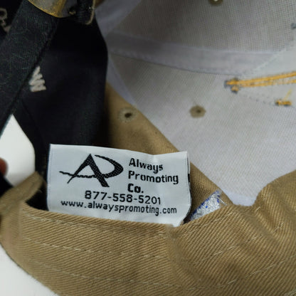 Welded Construction Hat Embroidered Crane Logo Brown Black Slideback