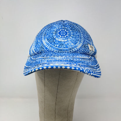 Billabong Men's Snapback Mesh Back Hat Blue White One Size Geometric Pattern