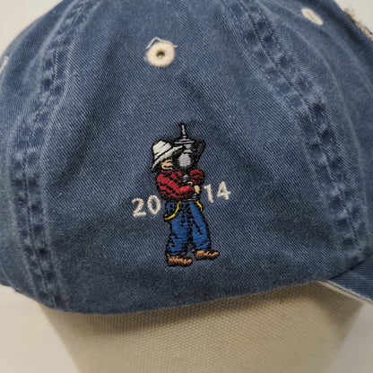 USGA 2014 U.S. Open Pinehurst Hat Blue Embroidered Logo Adjustable