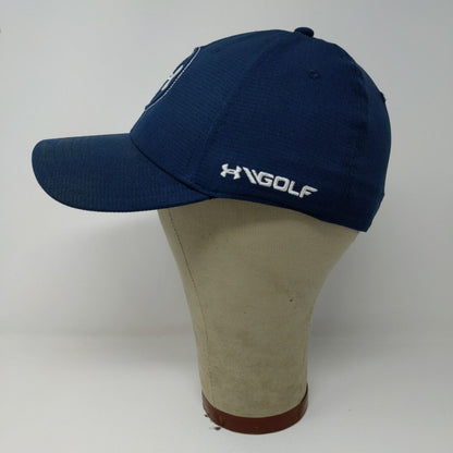 Under Armour Mens Golf Hat Blue Size M/L Embroidered Logo Polyester