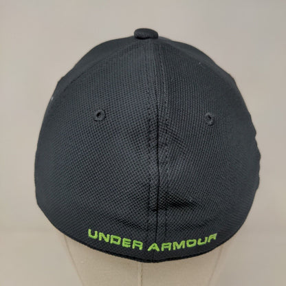 Under Armour Boy's Fitted Hat Black Size S/M Embroidered Logo Classic Fit