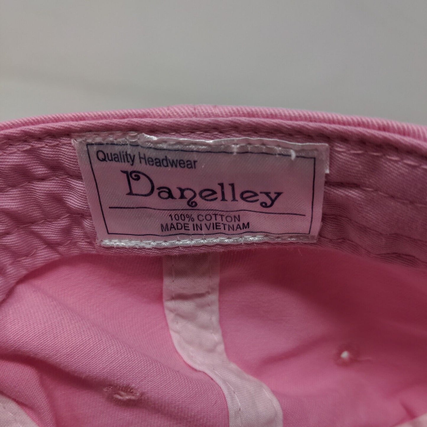 Danelley Women's Slideback Hat Pink Adjustable Embroidered New York City Logo