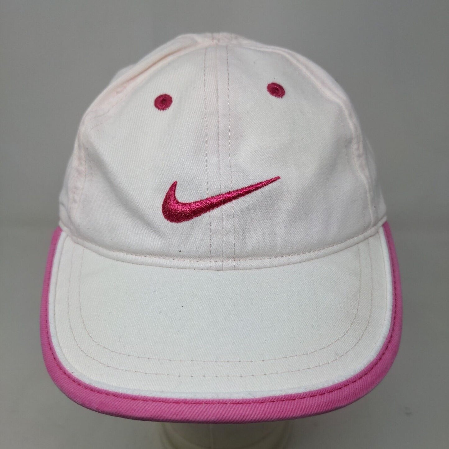 Nike Girl's Strapback Hat Pink Size Toddler Embroidered Swoosh Logo