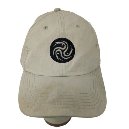 Strike Zone Fishing Hat Tan Baseball Cap Imperial Embroidered Adjustable OSFA