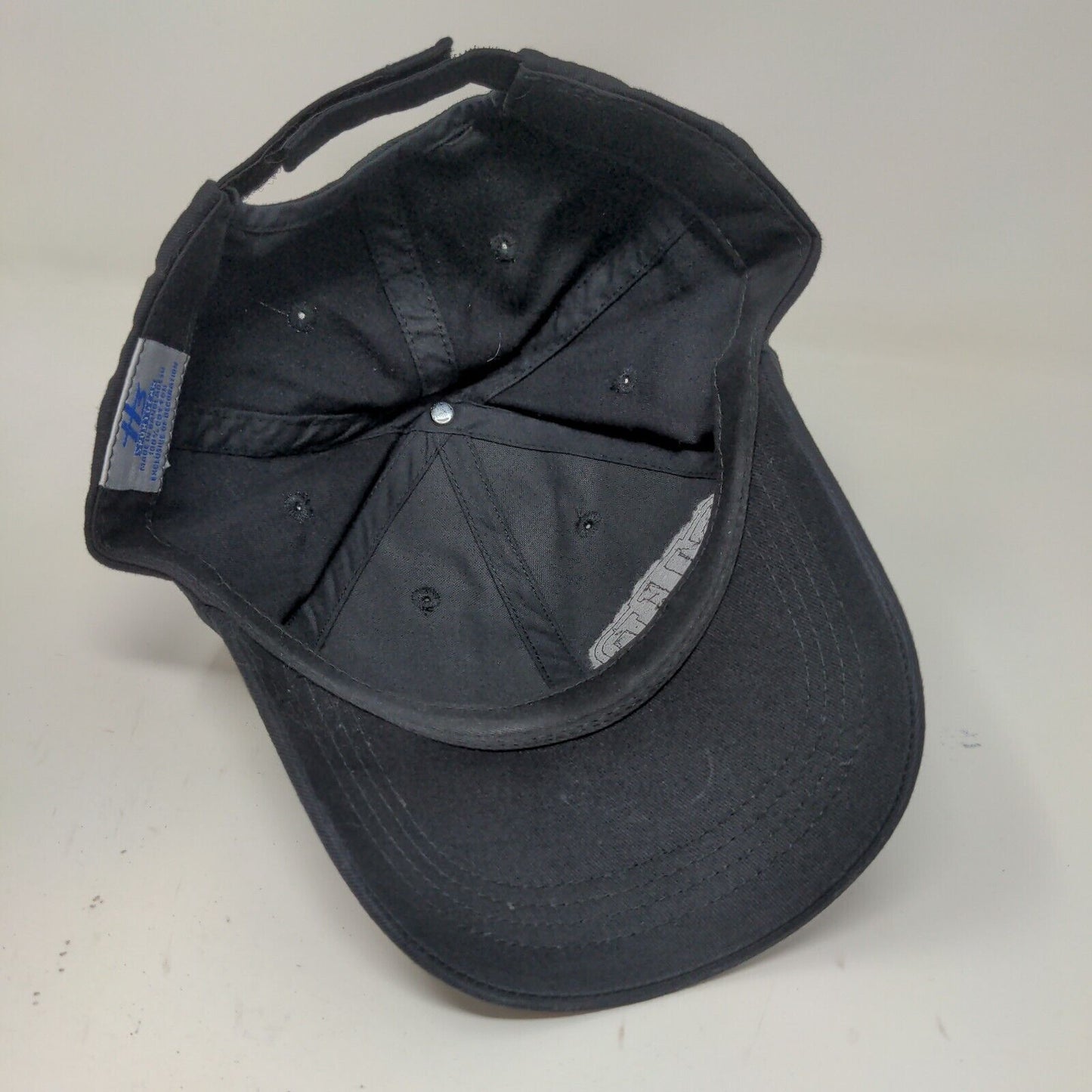 H3 Sport Gear Men's Strapback Hat Black Patch SHR Logo 100% Cotton