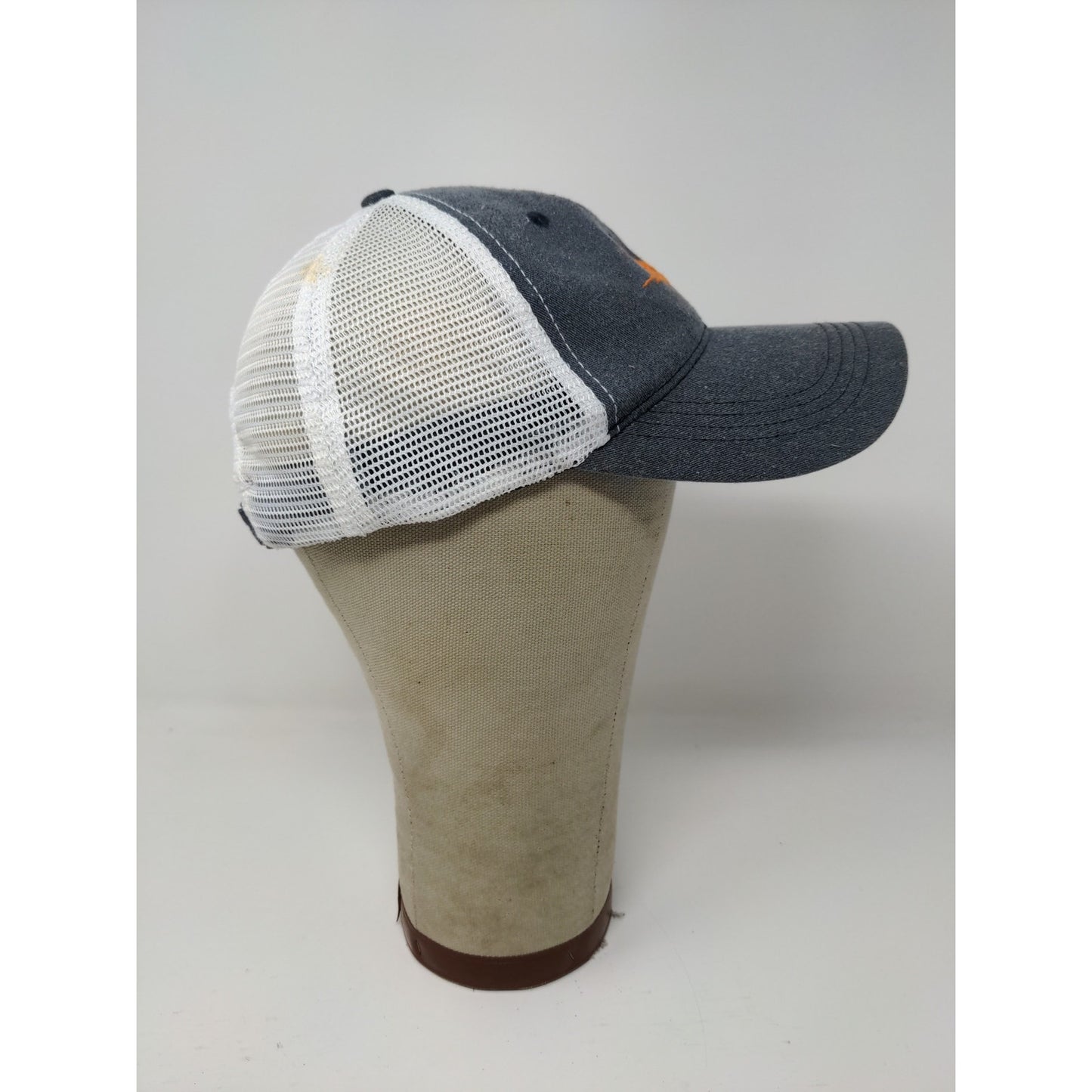 Tommy Bahama Slideback Mesh Back Hat Gray & White Embroidered Logo One Size