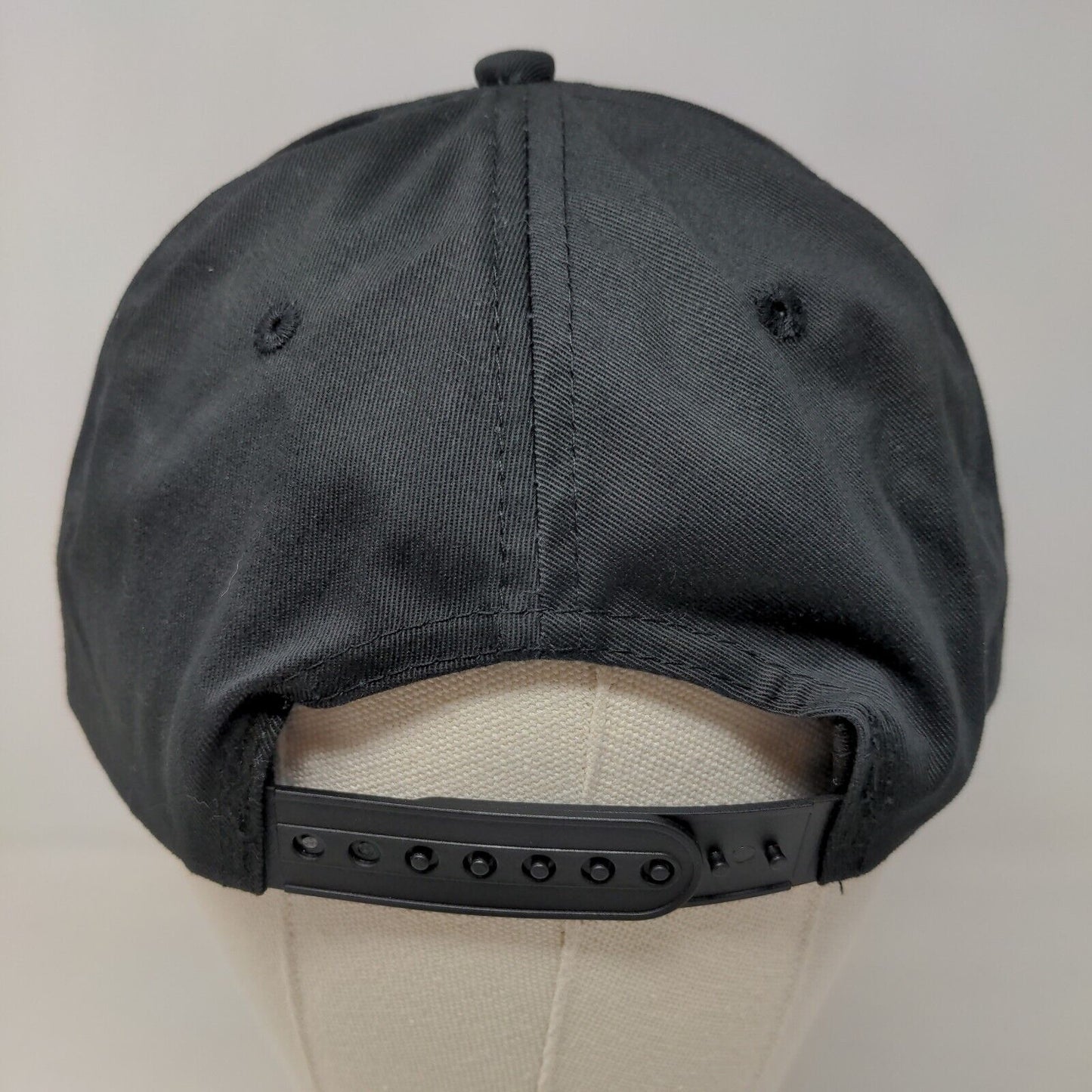 Taco Bell Mens Snapback Hat Black Cotton Blend Embroidered Logo Employee Uniform