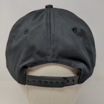Taco Bell Mens Snapback Hat Black Cotton Blend Embroidered Logo Employee Uniform