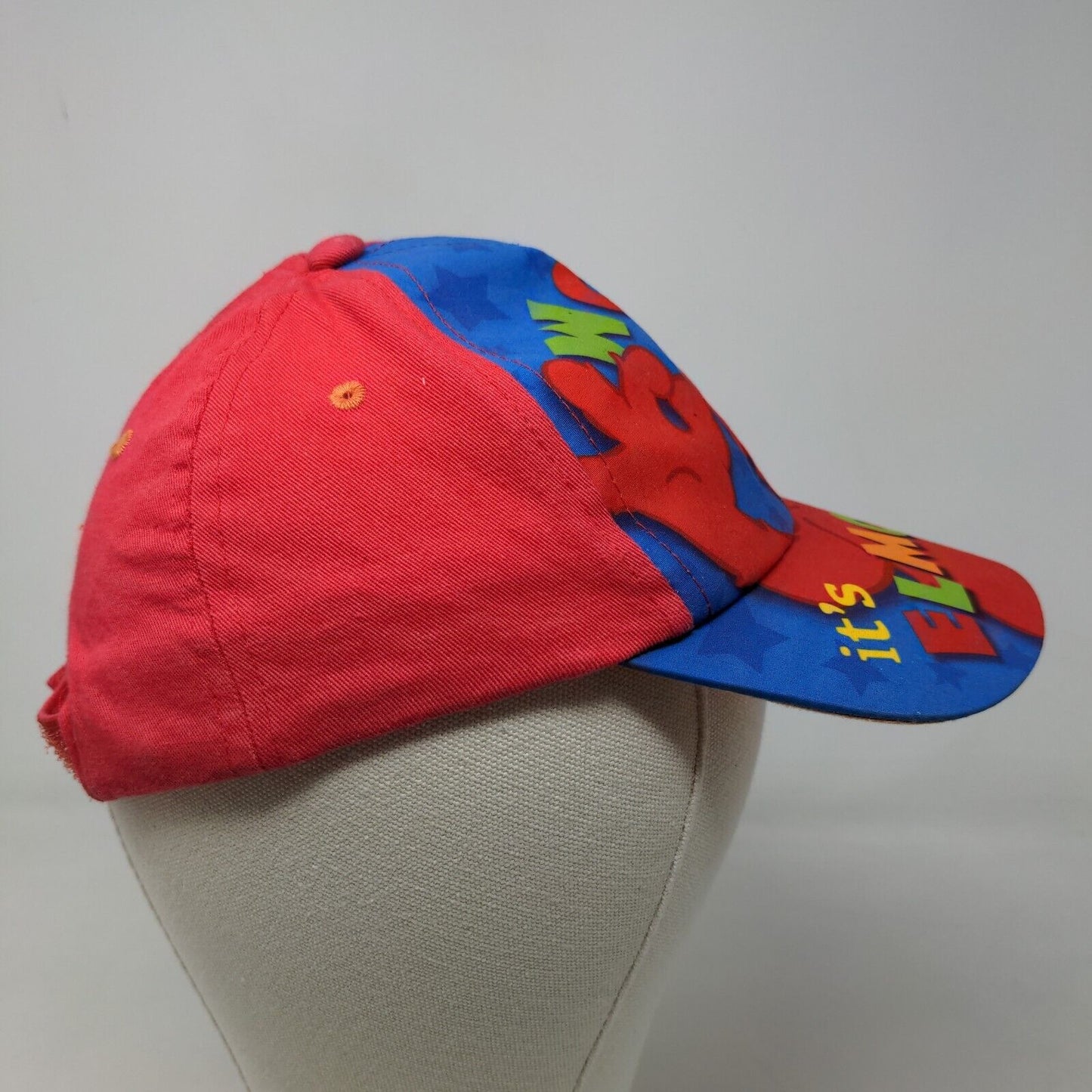 Sesame Street Boy's Snapback Hat Red 100% Cotton It's Elmo Graphic
