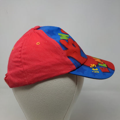Sesame Street Boy's Snapback Hat Red 100% Cotton It's Elmo Graphic