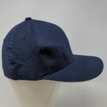 Sean John Men's Fitted Hat Blue Size M/L Embroidered Logo 100% Cotton