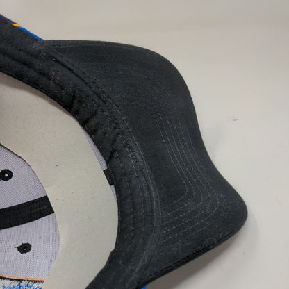 Con-Way Freight Racing Strapback Hat Blue OSFM Embroidered Flames #6