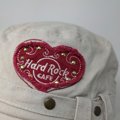 Hard Rock Cafe Women's Las Vegas Strip Cadet Cap Beret Tan W/Tags