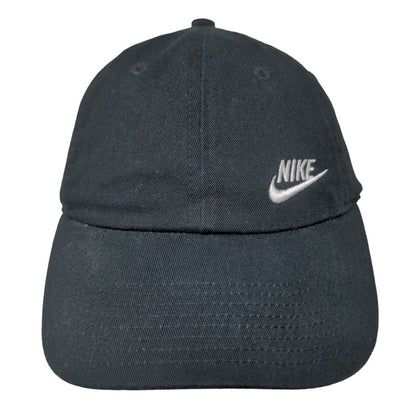 Nike S1ze Heritage 86 Men's Slideback Hat Black OSFM Embroidered Logo Swoosh