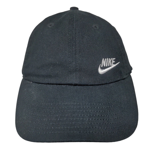 Nike S1ze Heritage 86 Men's Slideback Hat Black OSFM Embroidered Logo Swoosh