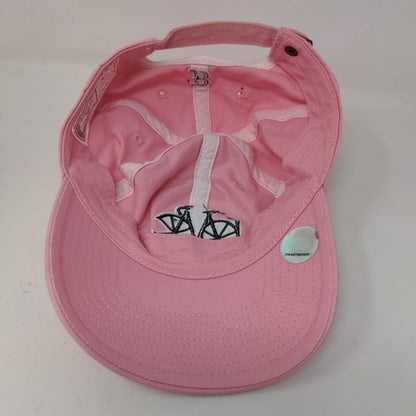 Twins Enterprise Women's Slideback Hat Pink Adjustable Embroidered Logo Red Sox