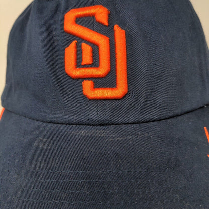 Nike Syracuse University Strapback Hat Retro Logo Blue OSFA Embroidered