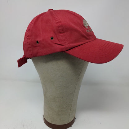 Wells Fargo Mens Slideback Hat Red Adjustable Embroidered Stagecoach Logo