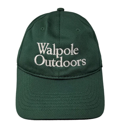 Sport-Tek Men's Strapback Hat Green Adjustable Embroidered Walpole Outdoors Logo