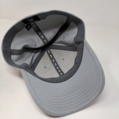 Under Armour Men's Fitted Hat Cap Gray Size M-L Embroidered Logo