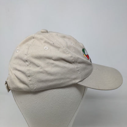 Royal Resortwear Men's Slideback Hat Tan Embroidered Ocean City Logo