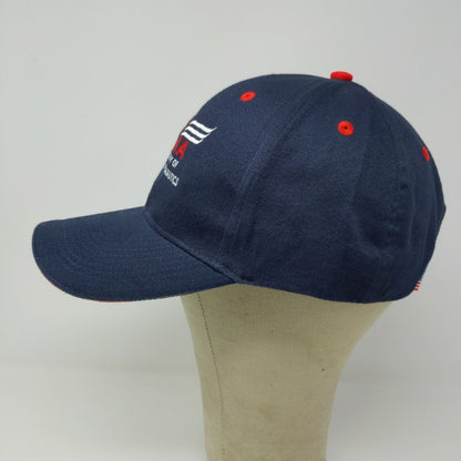 Adams Men's Academy of Model Aeronautics Strapback Hat Blue Embroidered Logo