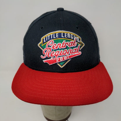 Little League Central Regional Mens Vintage 2001 Hat Black Red OSFA Snapback