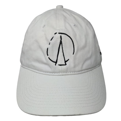 Sam Smith Men's Slideback Hat White Adjustable Embroidered Logo 100% Cotton