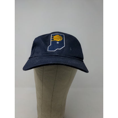 Main Gate NBA Indiana Pacers Hat Embroidered State Logo Blue Strapback