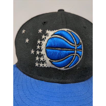 New Era 59Fifty NBA Orlando Magic Hardwood Classics Fitted Hat SZ 7 Black & Blue