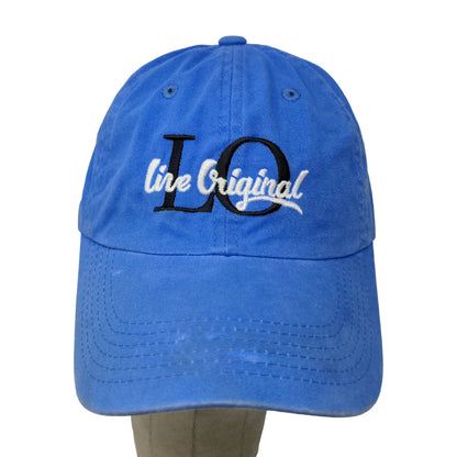 Live Original Mens Slideback Hat Blue Adjustable Embroidered Logo