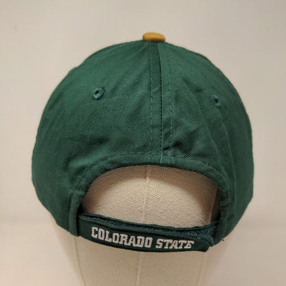 Going Yard Men's Colorado State Rams Strapback Hat Green OSFM Embroidered Logo