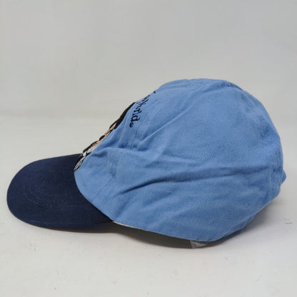 Walt Disney World Baby Boy's Hat Blue Stretchy Embroidered Mickey Mouse Logo