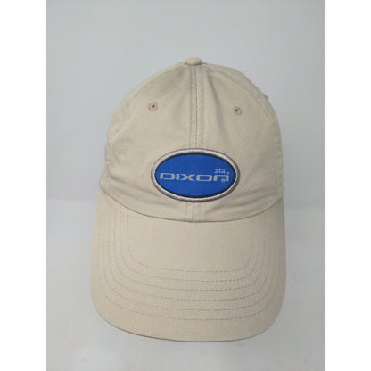Dixon ZTR Slideback Hat Adjustable Khaki Blue Spell Out Embroidered Patch