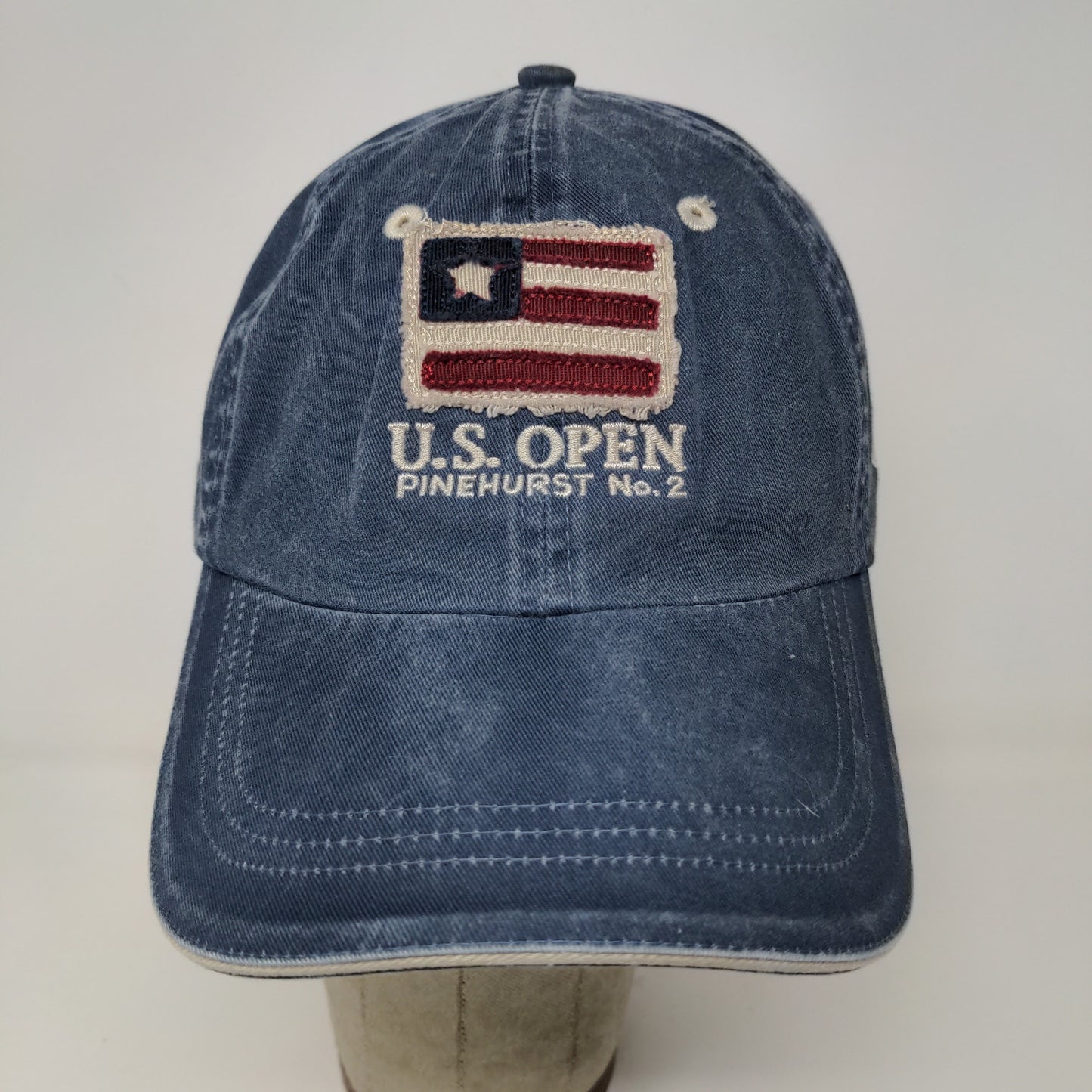 USGA 2014 U.S. Open Pinehurst Hat Blue Embroidered Logo Adjustable
